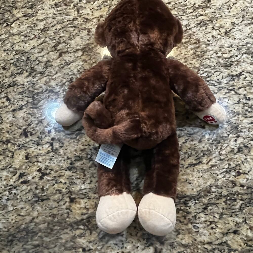 2024 Build A‎ Bear Brown Smiling Monkey Plush Stuffed Animal 18 inch - Picture 5 of 8
